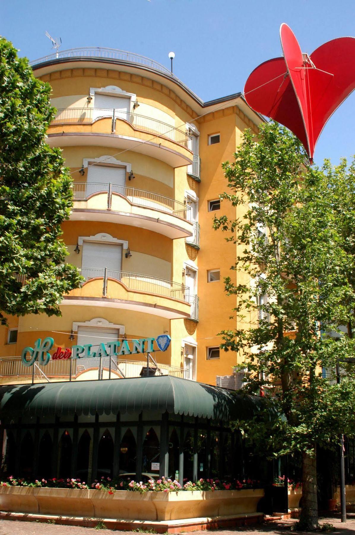 Hotel Dei Platani Rimini Buitenkant foto